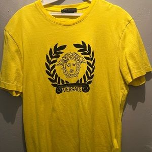 Mens Versace yellow medium shirt
